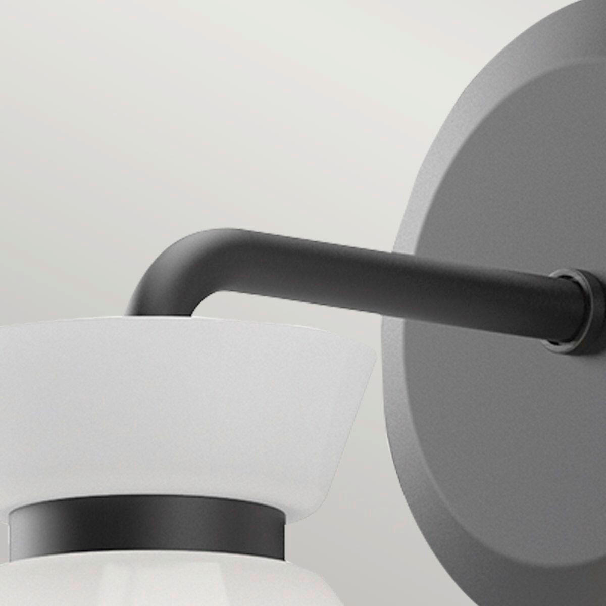 WANDLEUCHTE   - Schwarz, KONVENTIONELL, Glas/Metall (22,2/20,3/21,8cm) - Elstead Lighting