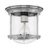 DECKENLEUCHTE Elstead Hadrian 19.6/18.5 cm   - Chromfarben, KONVENTIONELL, Glas/Metall (19.6/18.5cm) - Elstead Lighting