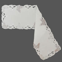 BĚHOUN NA STŮL, 40/140 cm, bílá - bílá, Lifestyle, textil (40/140cm) - Esposa