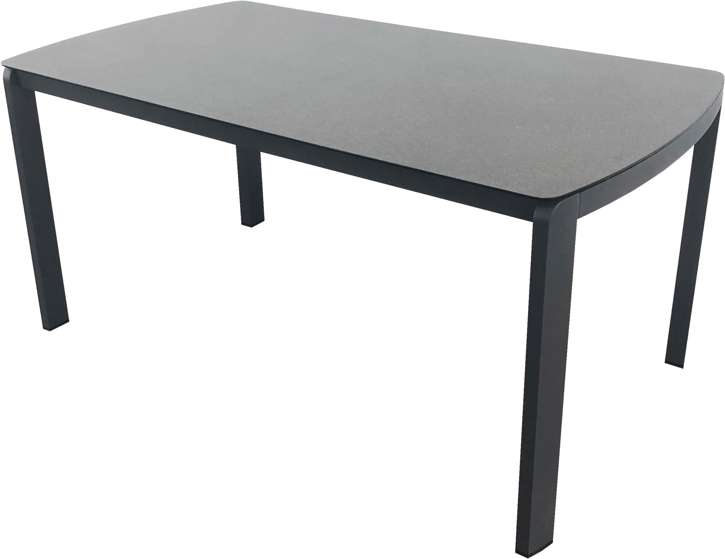 Amatio ZAHRADNÍ STŮL, kov, sklo, 160/90/75 cm