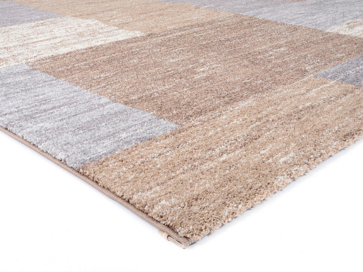 WEBTEPPICH 65/130 cm Grande Braun, Beige  - Beige/Braun, KONVENTIONELL, Textil (65/130cm) - Novel