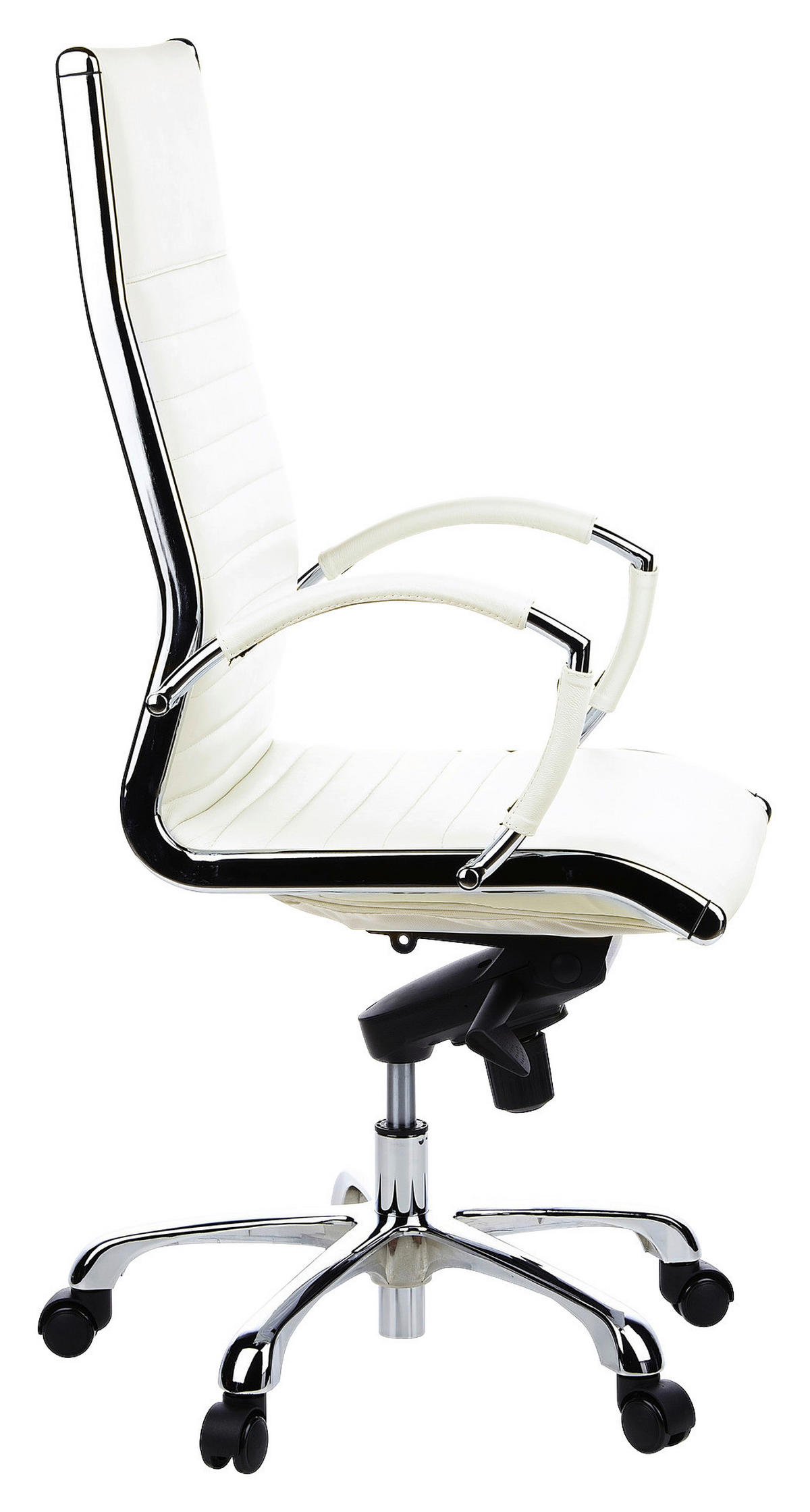 DREHSTUHL Lederlook Creme  - Creme, MODERN, Leder/Kunststoff (60/125/50cm) - MID.YOU