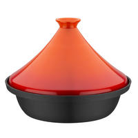 SCHMORTOPF TAJINE 2 L  - Schwarz/Orange, Basics, Keramik/Metall (30cm) - GSW