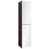 HOCHSCHRANK 40/180/35 cm  - Chromfarben/Graphitfarben, KONVENTIONELL, Glas/Holzwerkstoff (40/180/35cm) - Xora