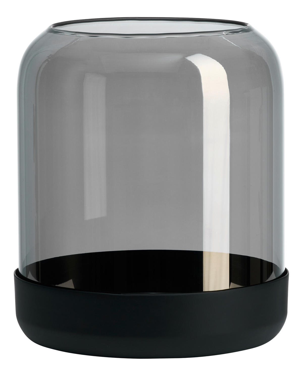 LJUSLYKTA - grå, Basics, glas (16,5/16,5/17cm)