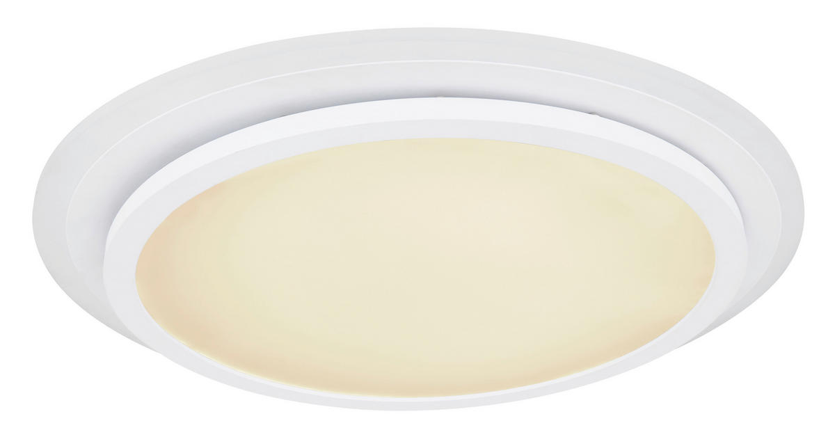 LED-DECKENLEUCHTE 33/45,2/7,5 cm   - Weiß, Trend, Kunststoff/Metall (33/45,2/7,5cm)