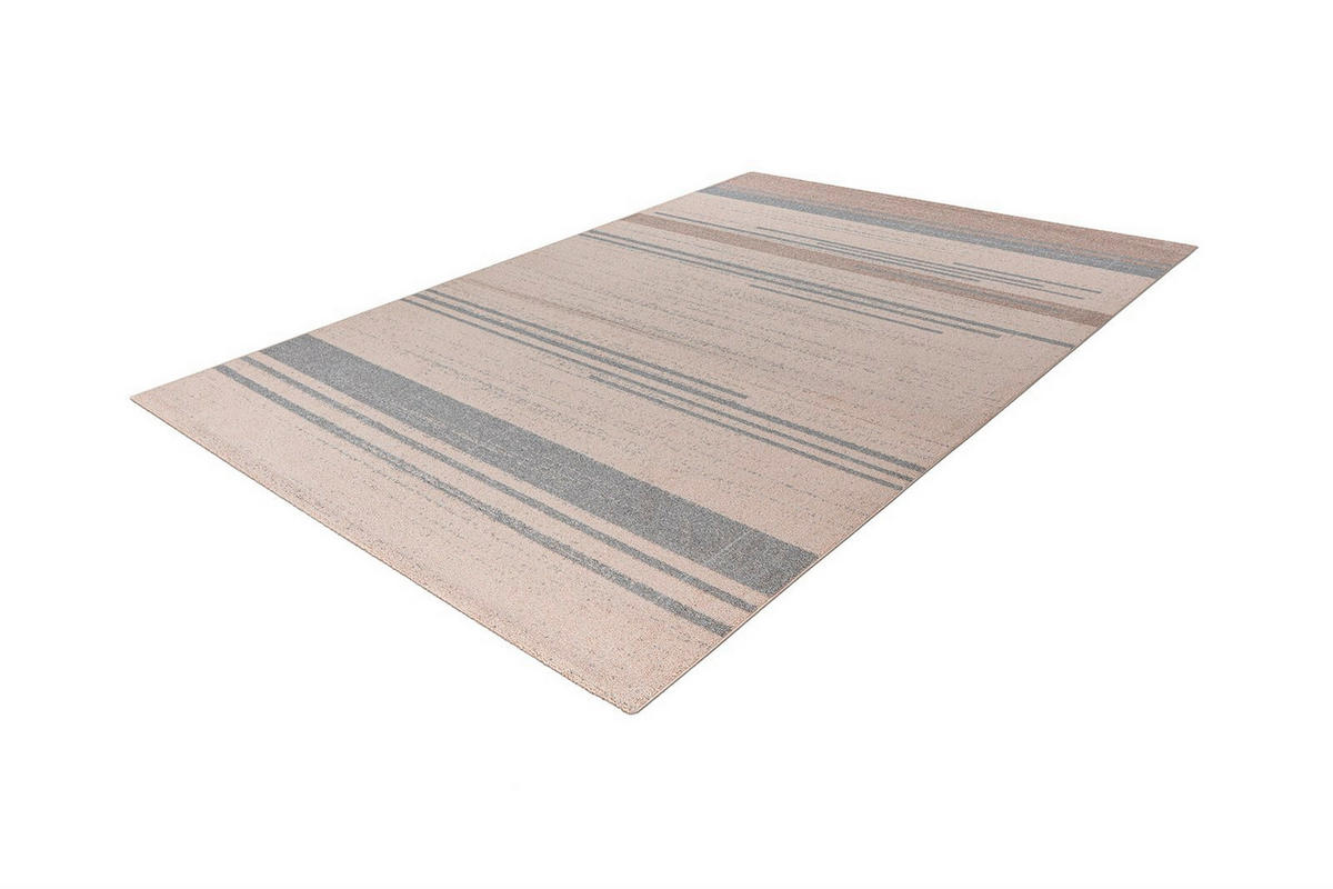 TEPPICH 160/230 cm Gene 125 Creme / Blau Blau, Creme  - Blau/Creme, KONVENTIONELL, Textil (160/230cm)