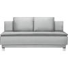 SCHLAFSOFA in Webstoff Hellgrau  - Hellgrau, MODERN, Textil/Metall (200/85/90cm) - Joka