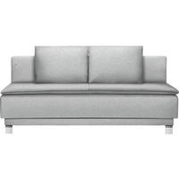 SCHLAFSOFA in Webstoff Hellgrau  - Hellgrau, MODERN, Textil/Metall (200/85/90cm) - Joka