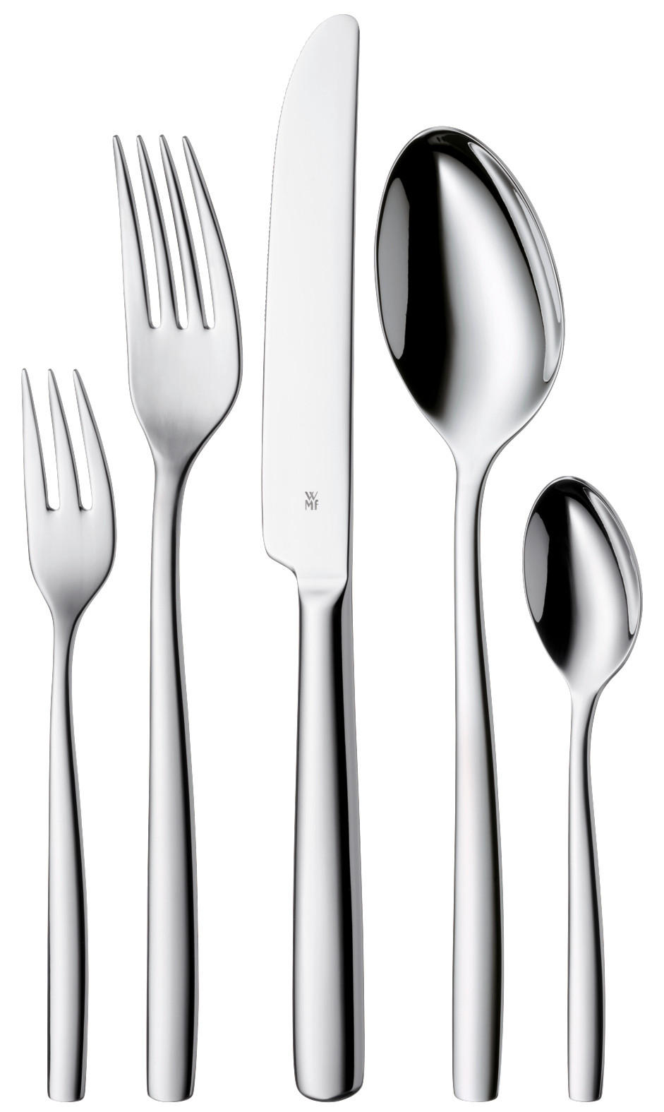 BESTECKSET DENVER  60-teilig  - Edelstahlfarben, Design, Metall - WMF