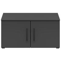 EXTENSIE LA DULAP in grafit  - grafit/negru, Modern, plastic/material pe bază de lemn (70/35/40cm) - Carryhome