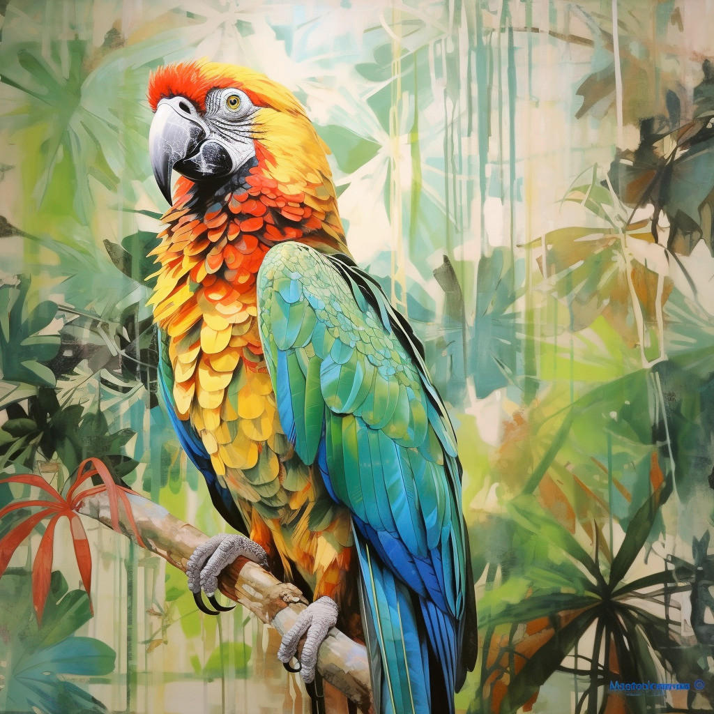 GLASBILD Tiere  - Multicolor, Basics, Glas (30/30/1,40cm) - Euroart