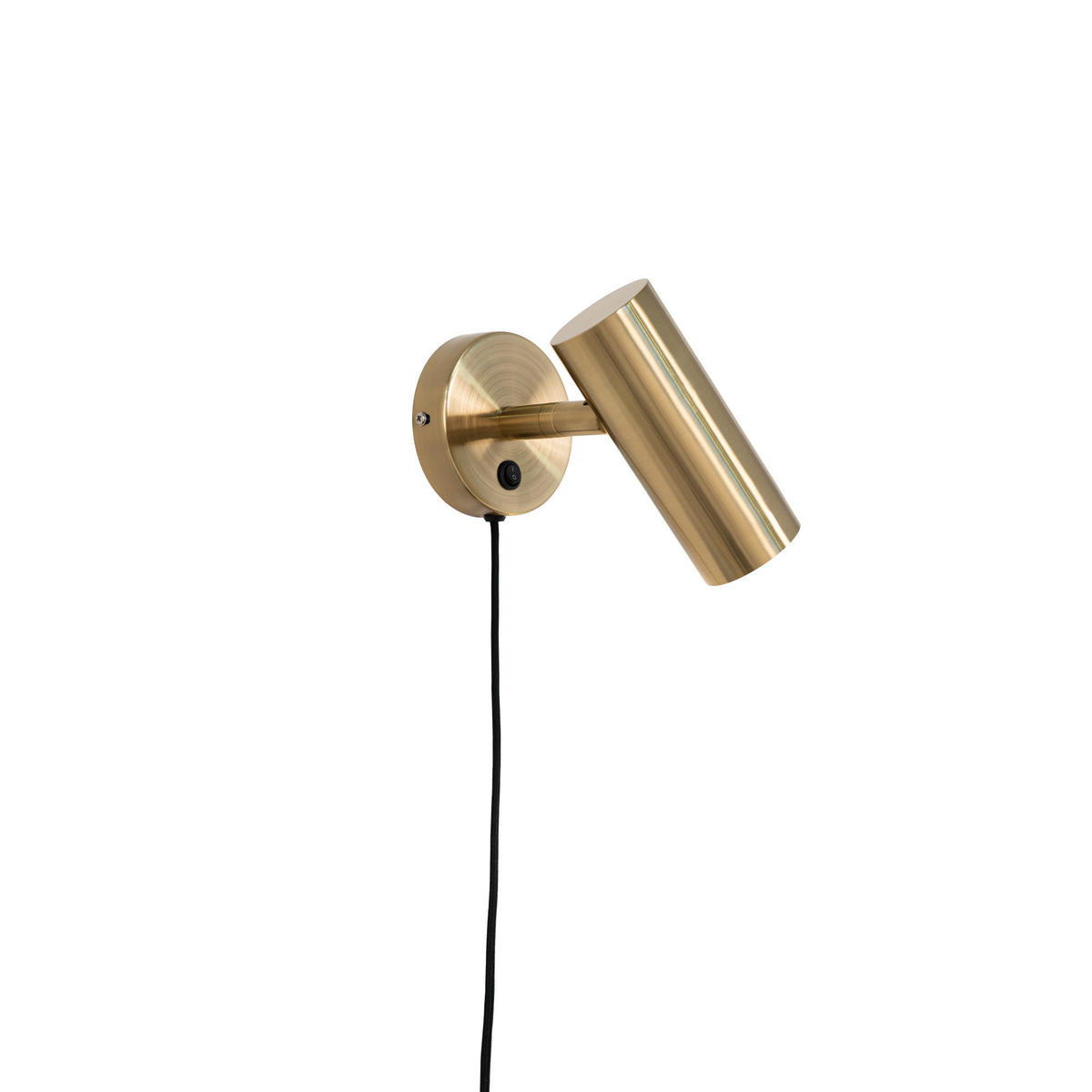 VÄGGLAMPA 15/22/10 cm   - mässingsfärgad, Basics, metall (15/22/10cm) - Ambia Home