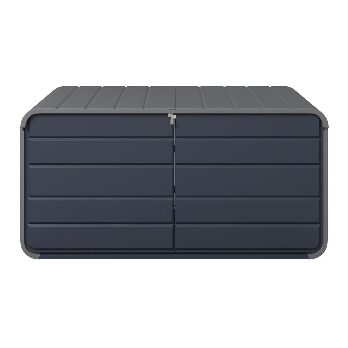 KISSENBOX 173/86/82 cm  - Anthrazit/Hellgrau, Design, Kunststoff/Metall (173/86/82cm) - Ambia Garden