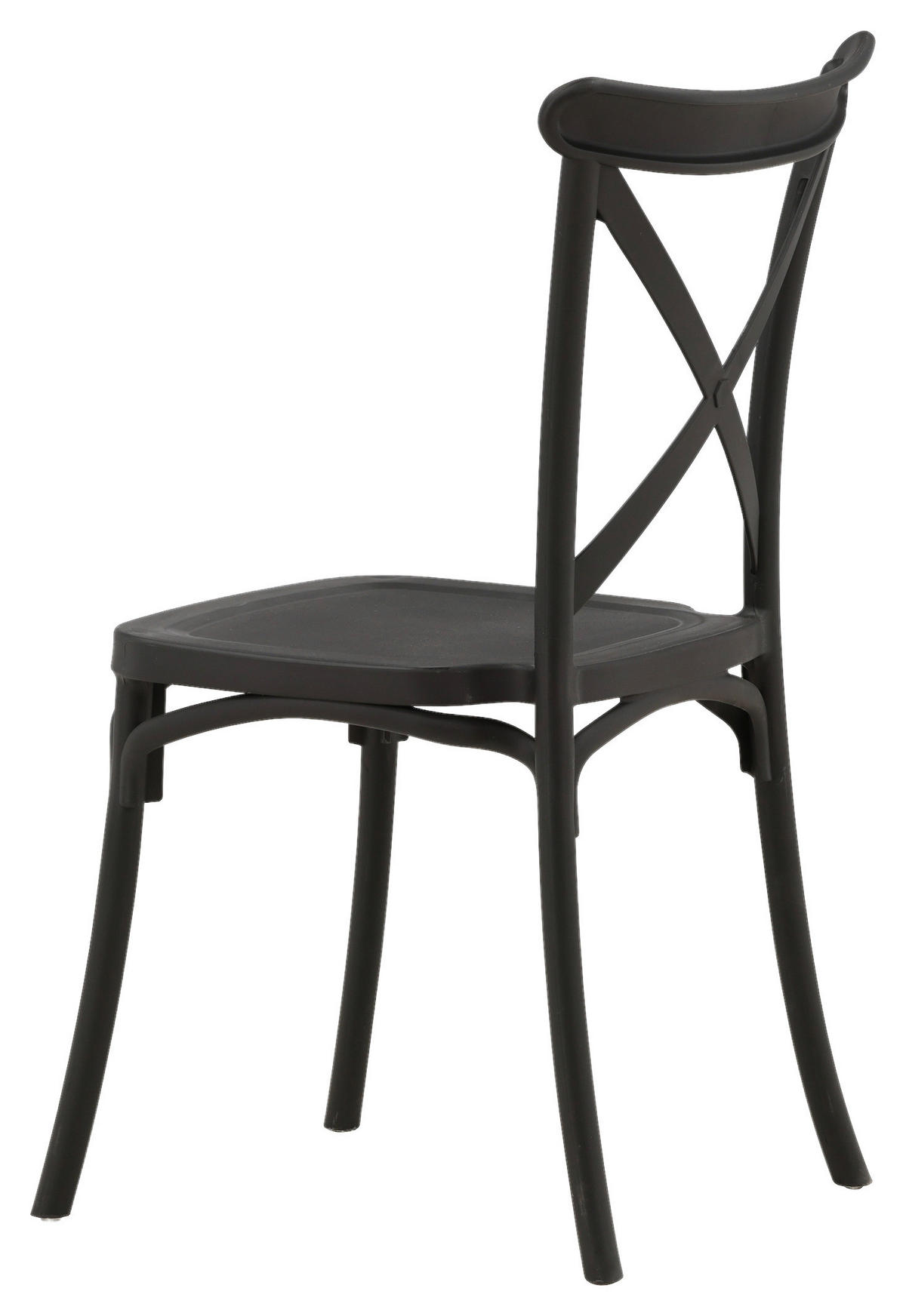STOLSET 2 styck slät  - svart, Design, plast (52/90/55cm) - Livetastic