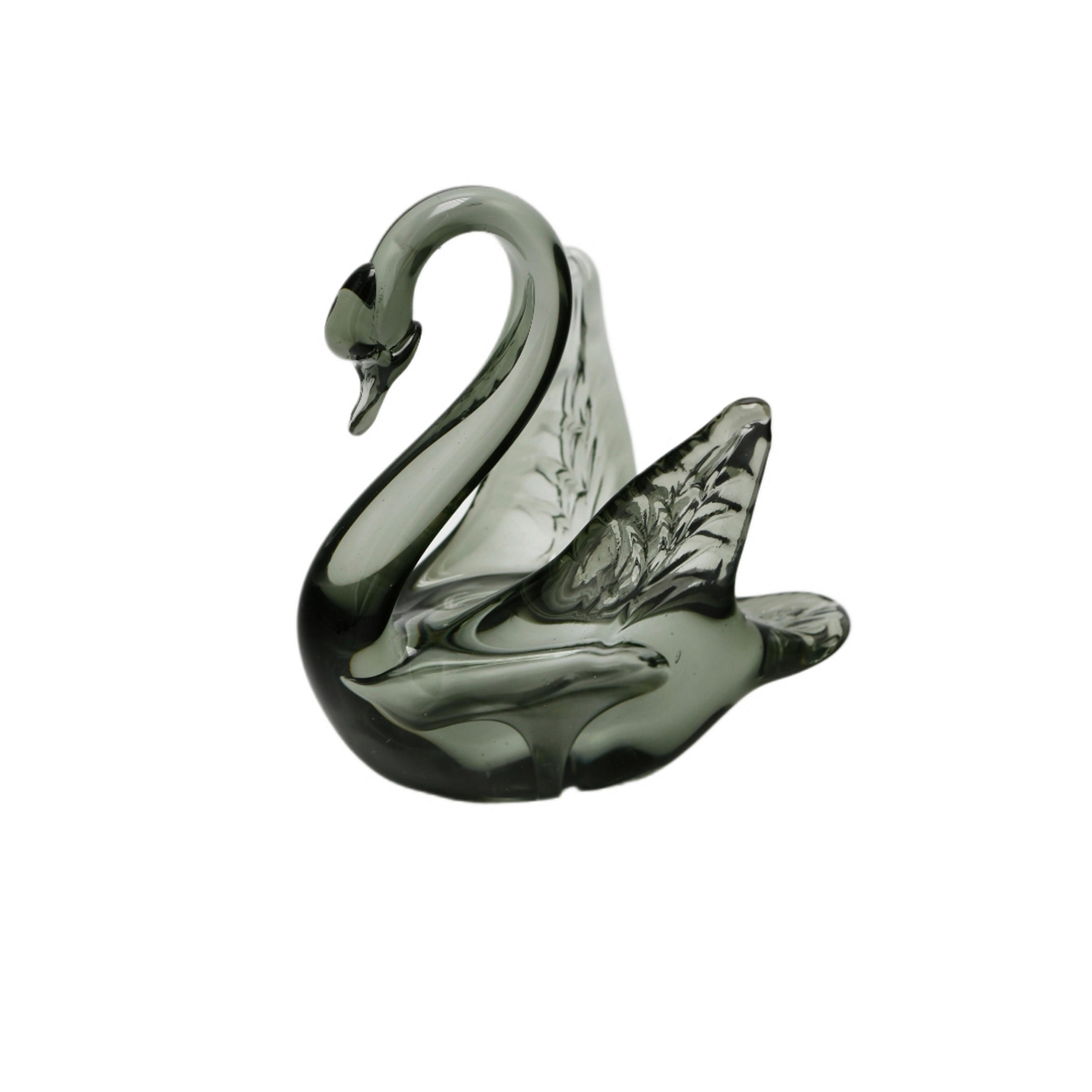 DEKOSCHWAN - Grau, Basics, Glas (15/15,5/11,5cm) - Ambia Home