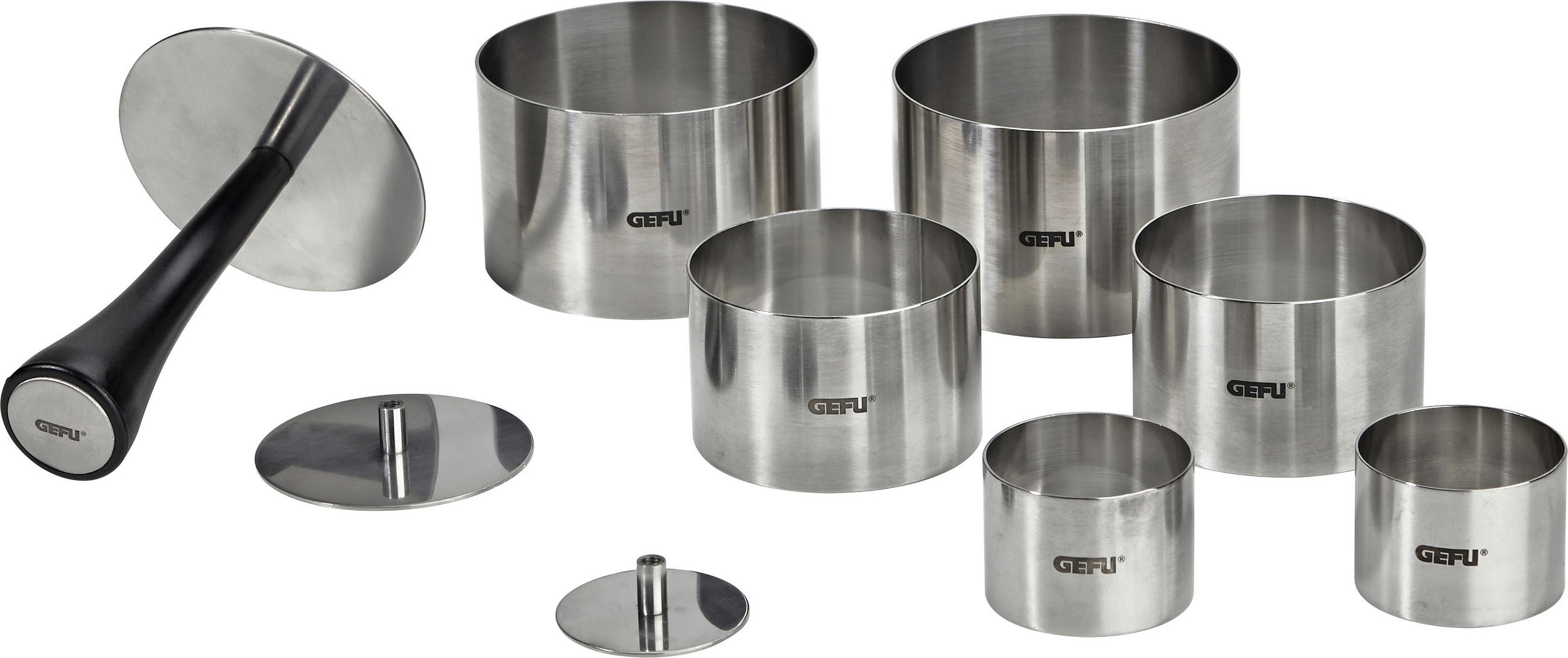 Speiseringe Set FORMIDABLE - Edelstahlfarben, Basics, Metall (4/6/8 cmcm) - Gefu