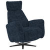 RELAXSESSEL in Textil Blau  - Blau/Schwarz, Design, Textil/Metall (78/113/90cm) - Dieter Knoll