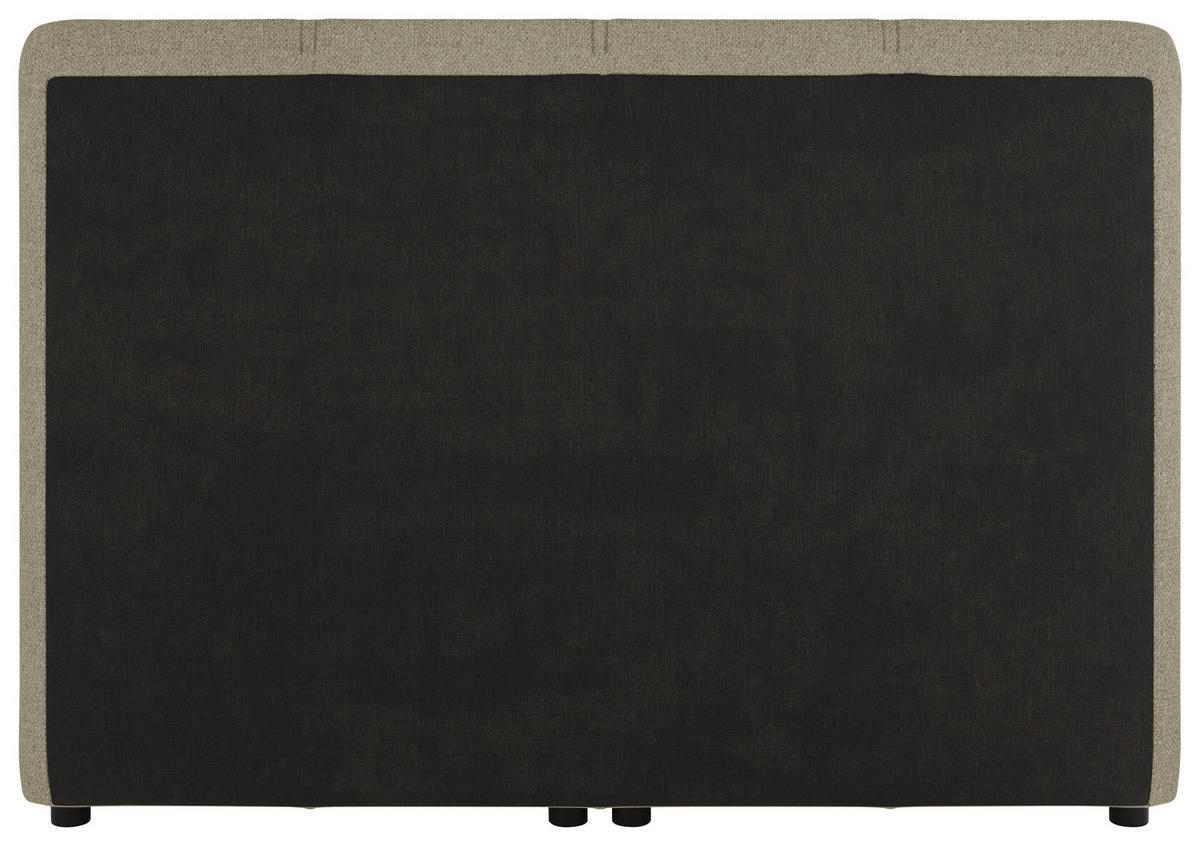 BOXSPRINGBETT 120/200 cm  in Beige  - Beige/Schwarz, MODERN, Karton/Holz (120/200cm) - MID.YOU
