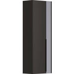 GARDEROBENSCHRANK  in 58/165/34 cm  - Graublau/Anthrazit, Design, Glas/Holzwerkstoff (58/165/34cm) - Dieter Knoll