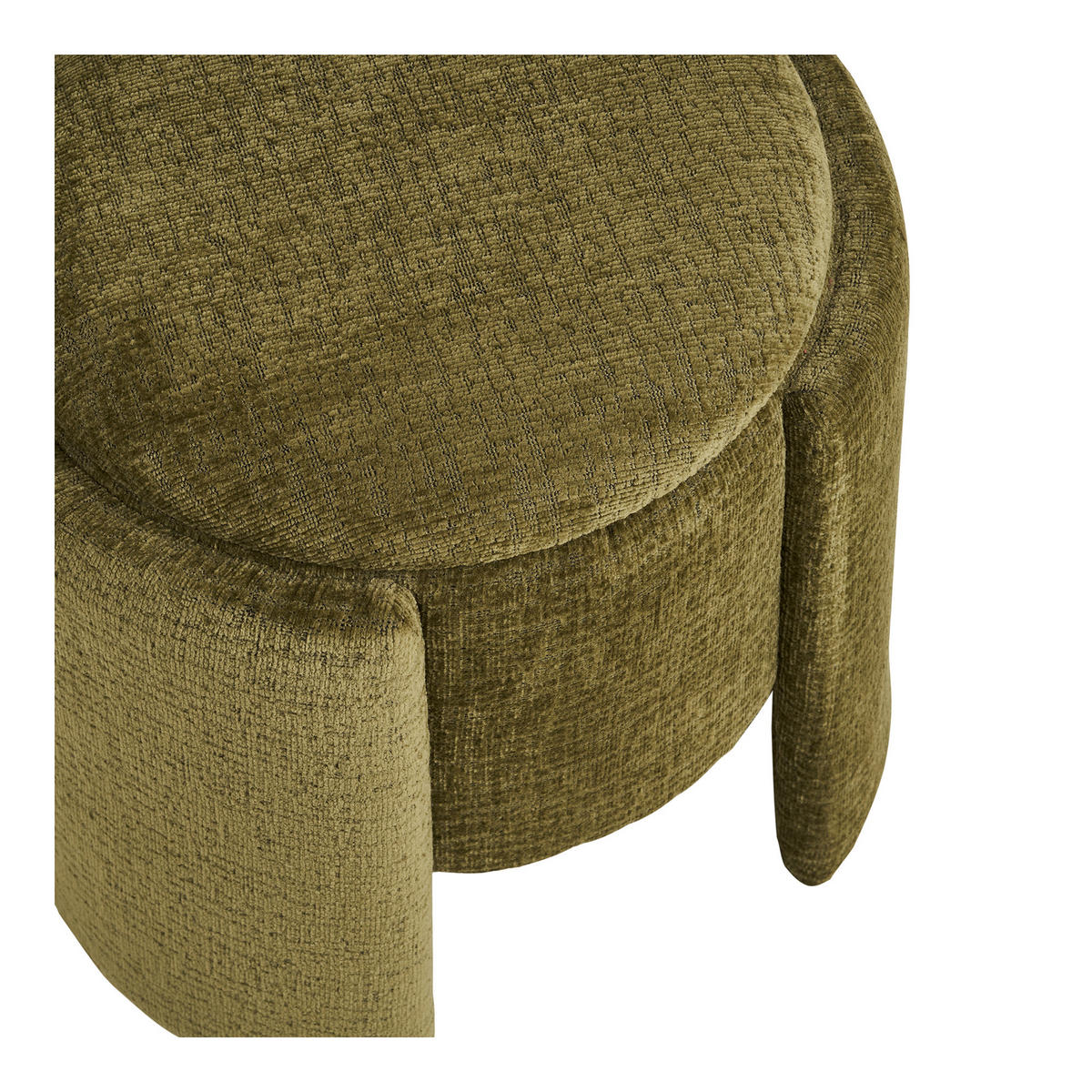 HOCKER in Textil Dunkelgrün  - Dunkelgrün, Basics, Textil (42/42/44cm)