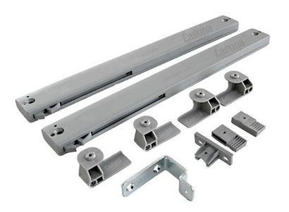 TÜRDÄMPFER 30/2/4 cm   - Grau, Kunststoff (30/2/4cm) - Hom`in