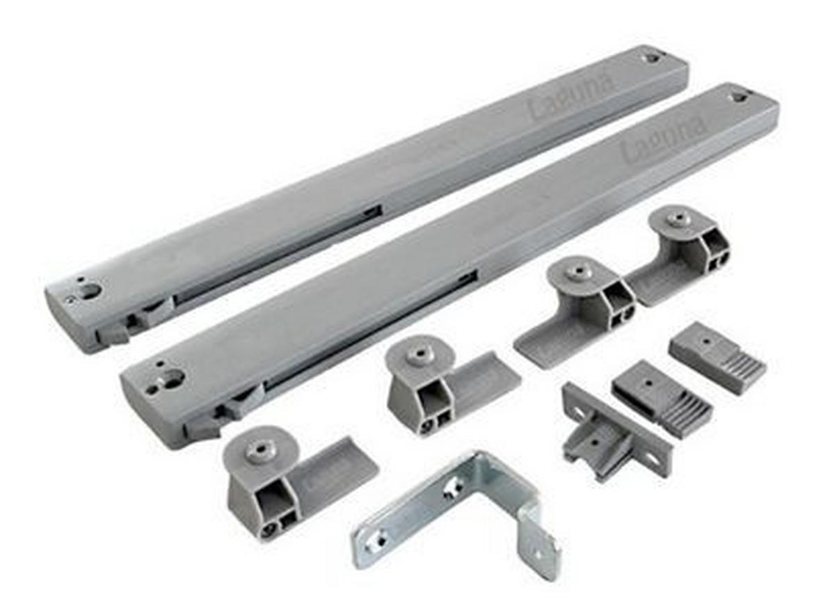 TÜRDÄMPFER 30/2/4 cm   - Grau, Kunststoff (30/2/4cm) - Hom`in