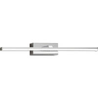 LED-WANDLEUCHTE 50/9,5/5,5 cm   - Chromfarben, Basics, Kunststoff/Metall (50/9,5/5,5cm) - Fabas Luce