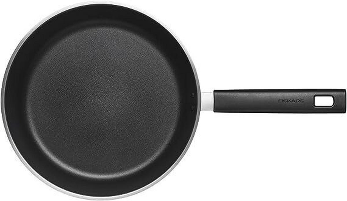 PONEV ZA PRAŽENJE 28 cm  - barve nerjavečega jekla, Basics, kovina (28cm) - Fiskars