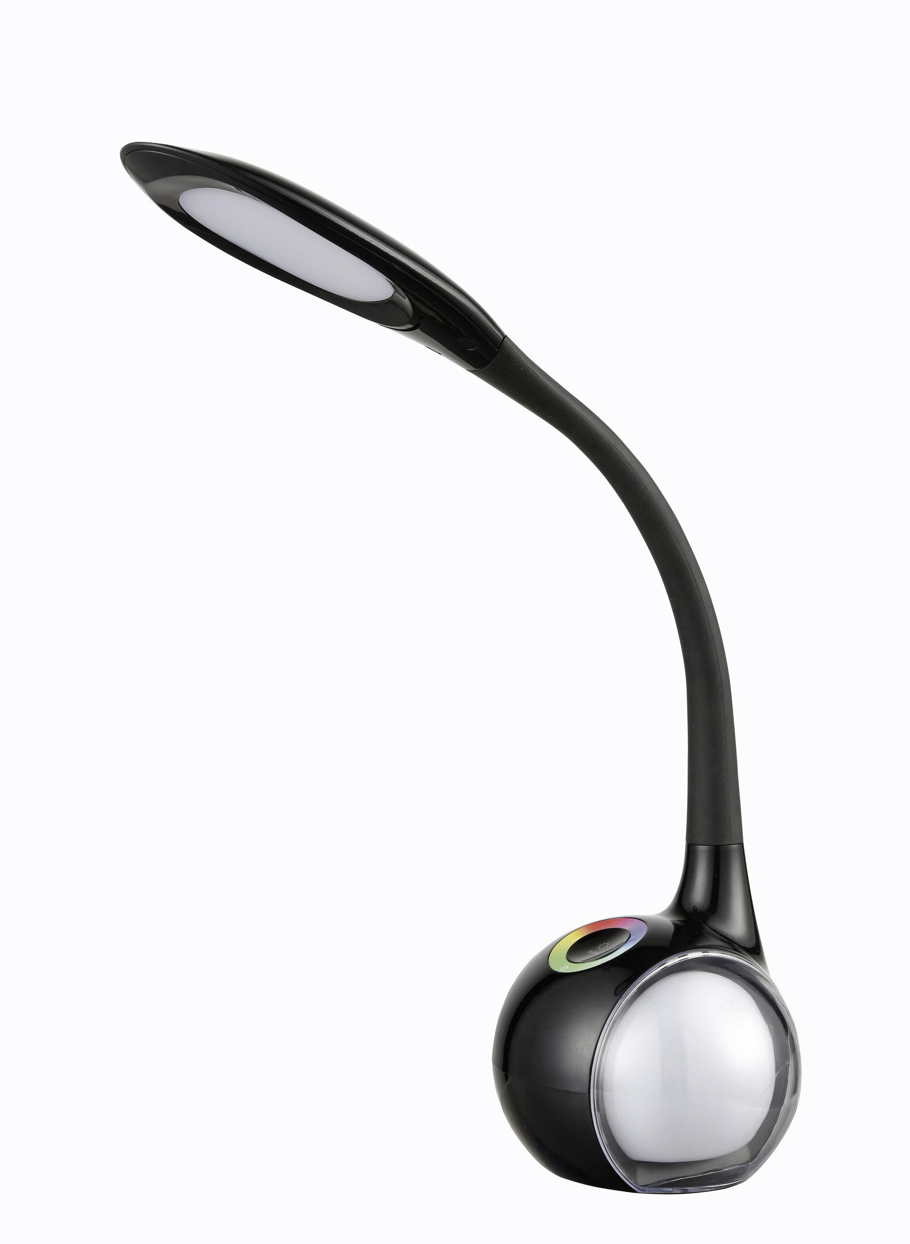LED LAMPA NA PSACÍ STŮL, dotykový stmívač, 51 cm - černá, Trend, plast (51cm) - Boxxx