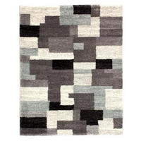 WEBTEPPICH 65/130 cm Astor Grid Blau, Grau  - Blau/Grau, Design, Textil (65/130cm) - Novel
