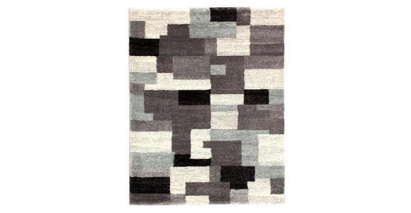 WEBTEPPICH 65/130 cm Astor Grid Blau, Grau  - Blau/Grau, Design, Textil (65/130cm) - Novel