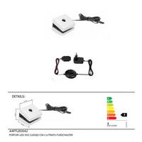LED-KLEMMLEUCHTE - Silberfarben, KONVENTIONELL, Kunststoff - Livetastic