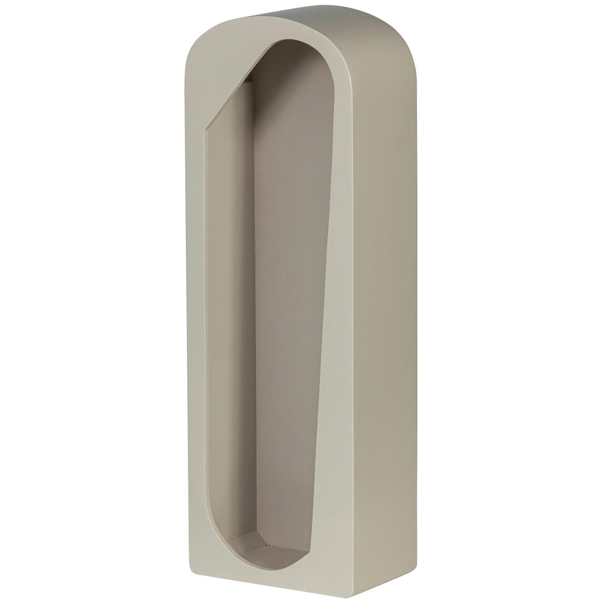 WANDREGAL Eukalyptusholz Grau  - Grau, Design, Holz (24/70/15cm) - Carryhome