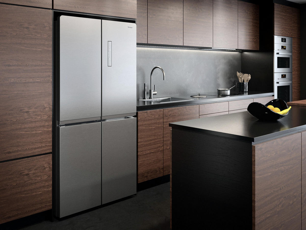 MULTI-DOOR 7801.7512  - Edelstahlfarben, KONVENTIONELL, Metall (75,5/83,3/180,8cm)
