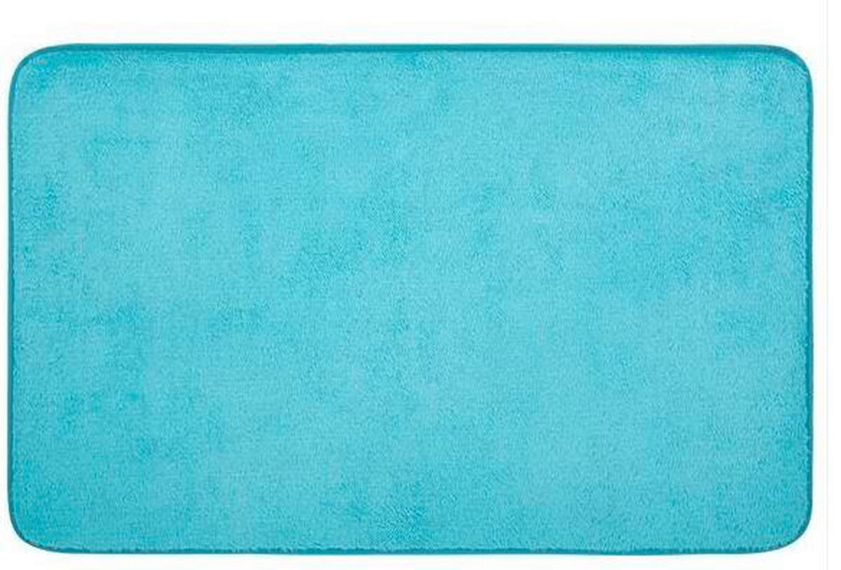 KOUPELNOVÁ PŘEDLOŽKA, 70/45 cm - modrá, Basics, textil (70/45cm) - Boxxx