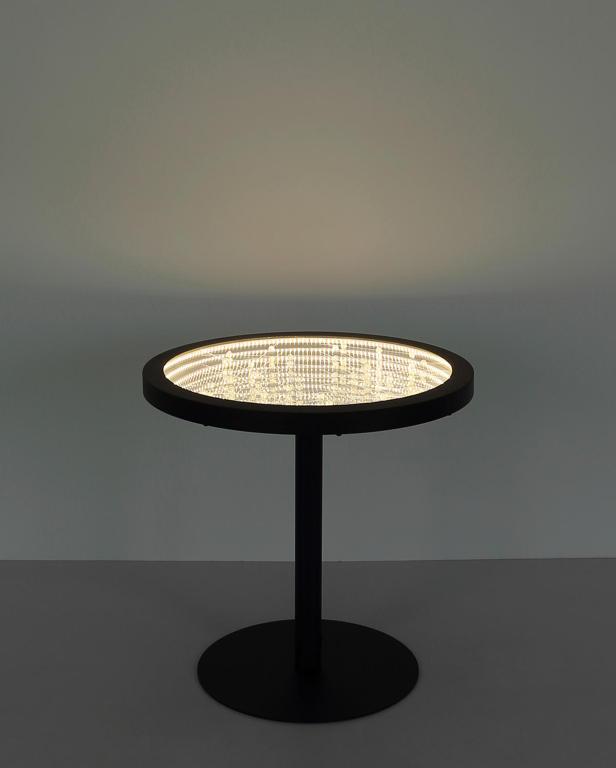 STOLNÍ LED LAMPA, nožní spínač, 50/47,5 cm  - čiré, Design, plast/sklo (50/47,5cm) - Globo