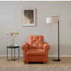 SESSEL in Rostfarben  - Rostfarben/Buchefarben, Design, Holz/Textil (93/89/82cm) - MID.YOU