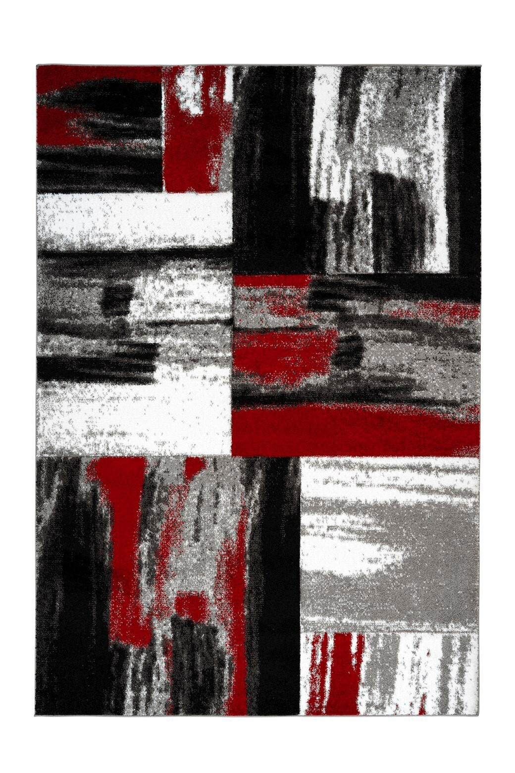 TEPPICH 160/230 cm Dominica - Roseau Rot Rot  - Rot, KONVENTIONELL, Textil (160/230cm)