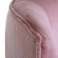 OHRENSESSEL Plüsch Rosa  - Schwarz/Rosa, KONVENTIONELL, Textil/Metall (83/110/92cm) - Carryhome