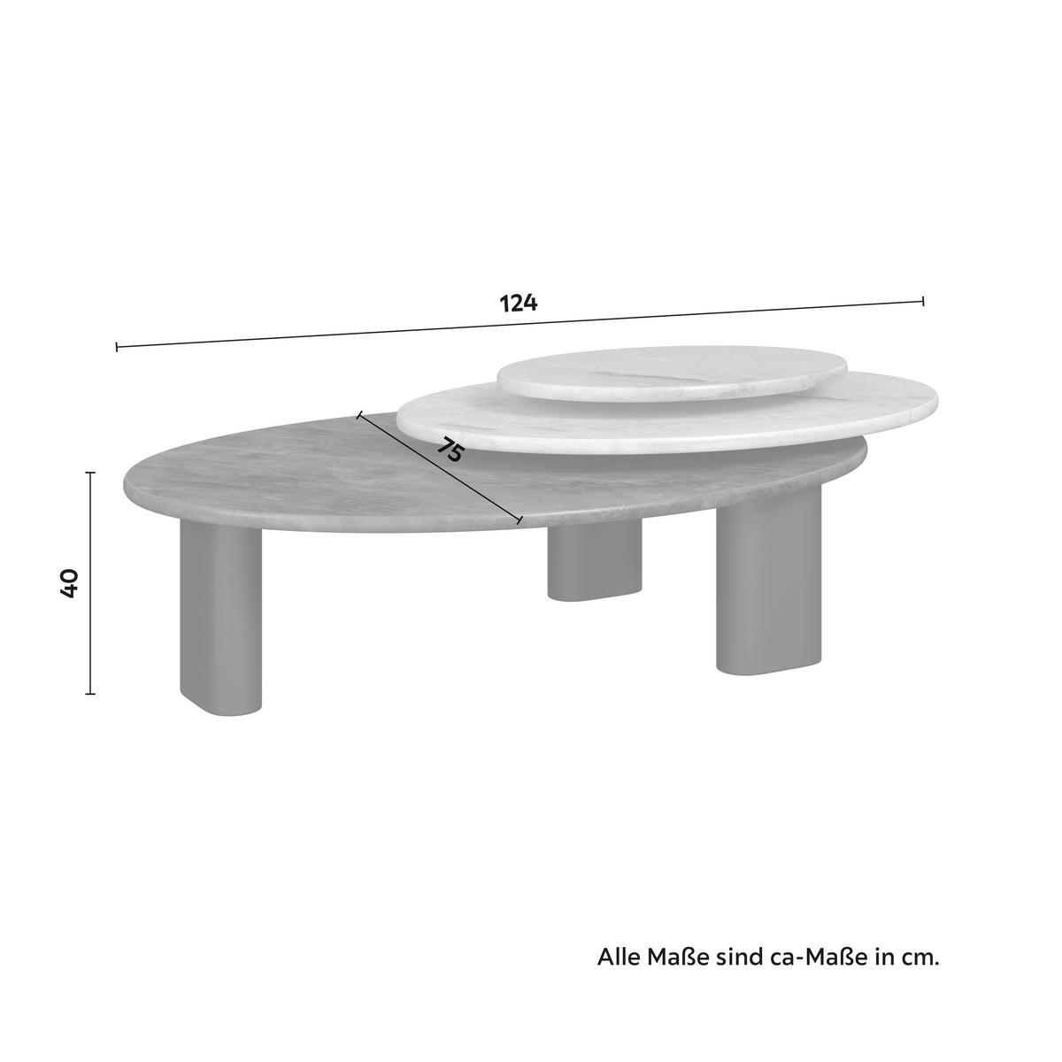 BAŠTENSKA GARNITURA 4 dela  - tamnosiva/siva, Moderno, metal/tekstil - Bessagi Garden