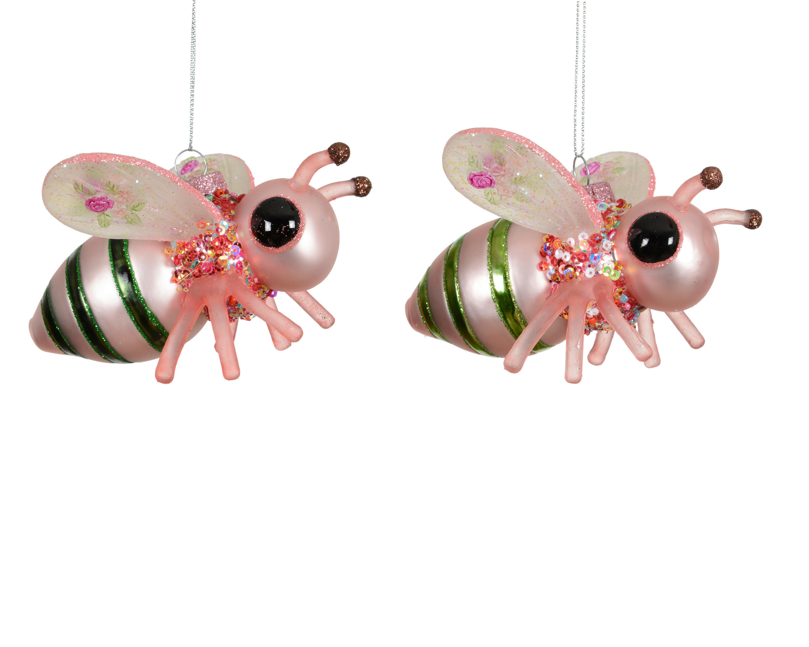 CHRISTBAUMKUGEL  - Multicolor, Basics, Glas (11.5/9.5/8.5cm)