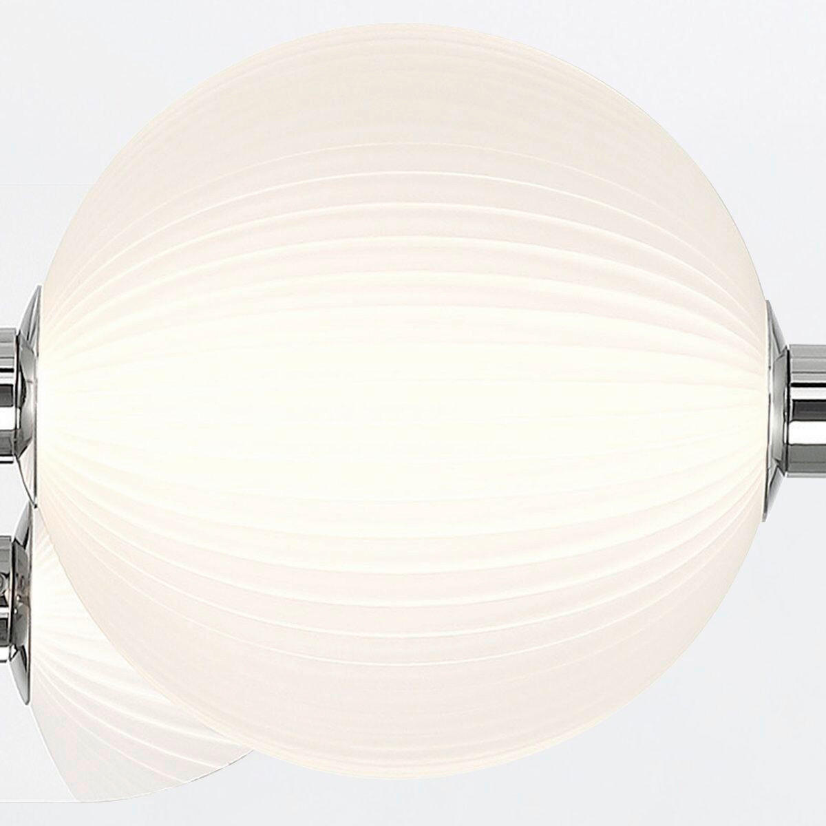 WANDLEUCHTE    - Chromfarben, KONVENTIONELL, Glas/Metall (15,1/39/20,3cm) - Elstead Lighting