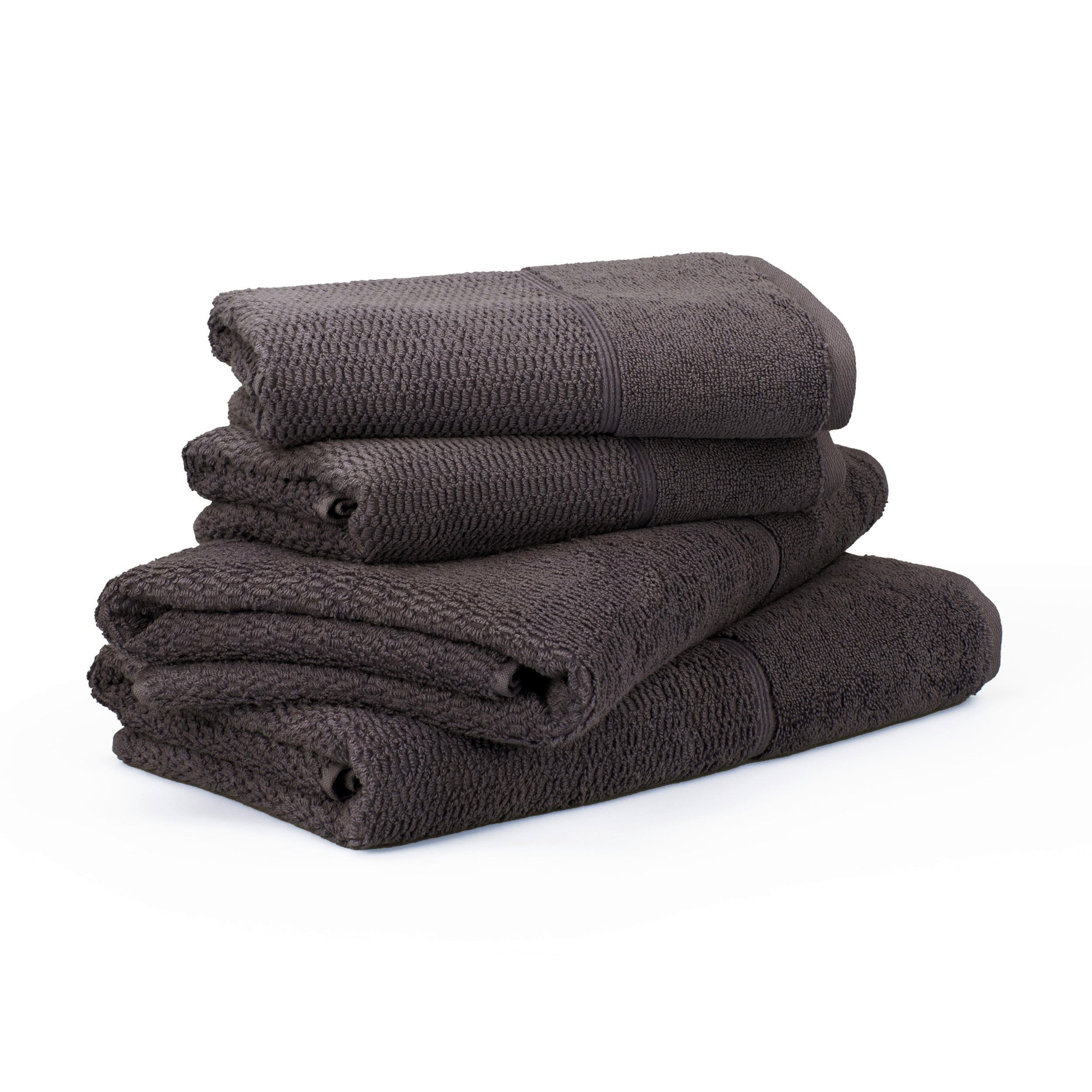 FROTTIERSET FROTTANA PEARL Grau 4-teilig  - Grau, Basics, Textil - Moeve