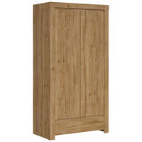 SKRIŇA S OTOČNÝMI DVERAMI, farba duba, 106/203,5/56,5 cm - farba duba, Modern, kompozitné drevo (106/203,5/56,5cm) - MID.YOU