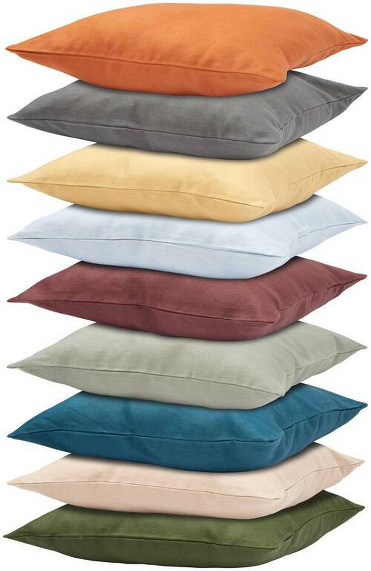 KISSENHÜLLE 50/50 cm  - Petrol, Basics, Textil (50/50cm) - Novel