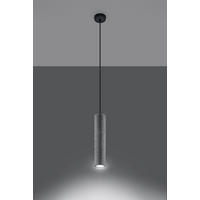 HÄNGELEUCHTE Luvo 8/8/105 cm  - Grau, Design, Stein (8/8/105cm)