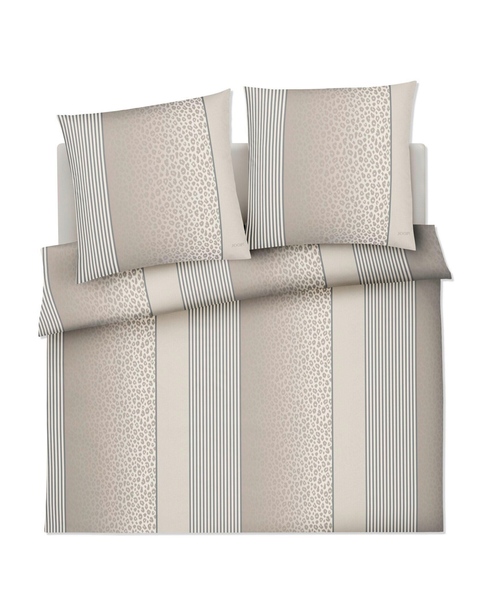 BETTWÄSCHE 3-teilig JOOP! LEO Jersey 200/220 cm  - Creme, Basics, Textil (200/220cm) - Joop!