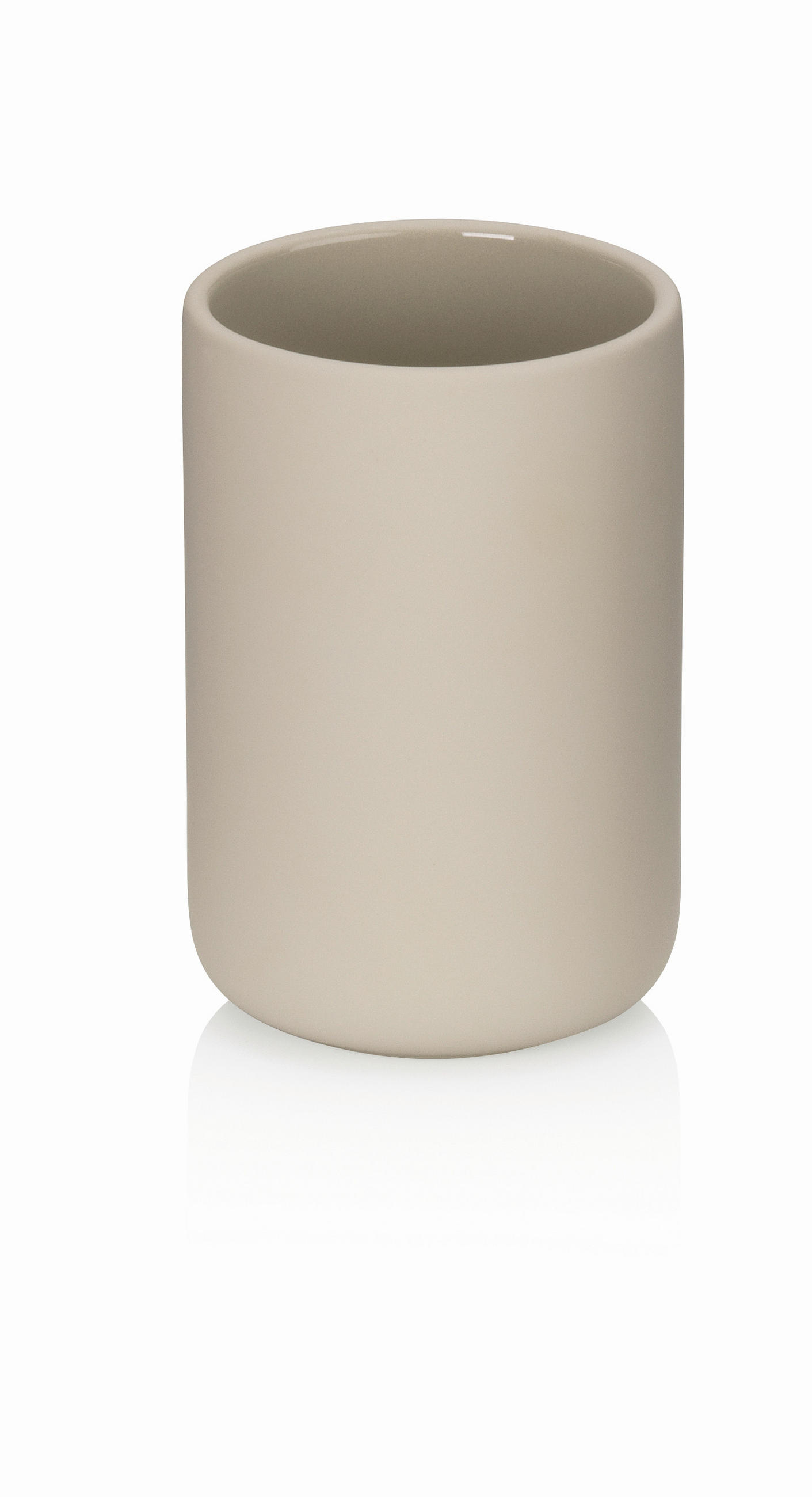 ZAHNPUTZBECHER Keramik  - Beige, Basics, Keramik (8/11,5cm) - Kela