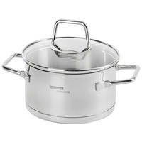 BRATENTOPF Perfect Cooking 1 l  - Klar/Edelstahlfarben, Basics, Glas/Metall (16/7,5cm) - Homeware Profession.